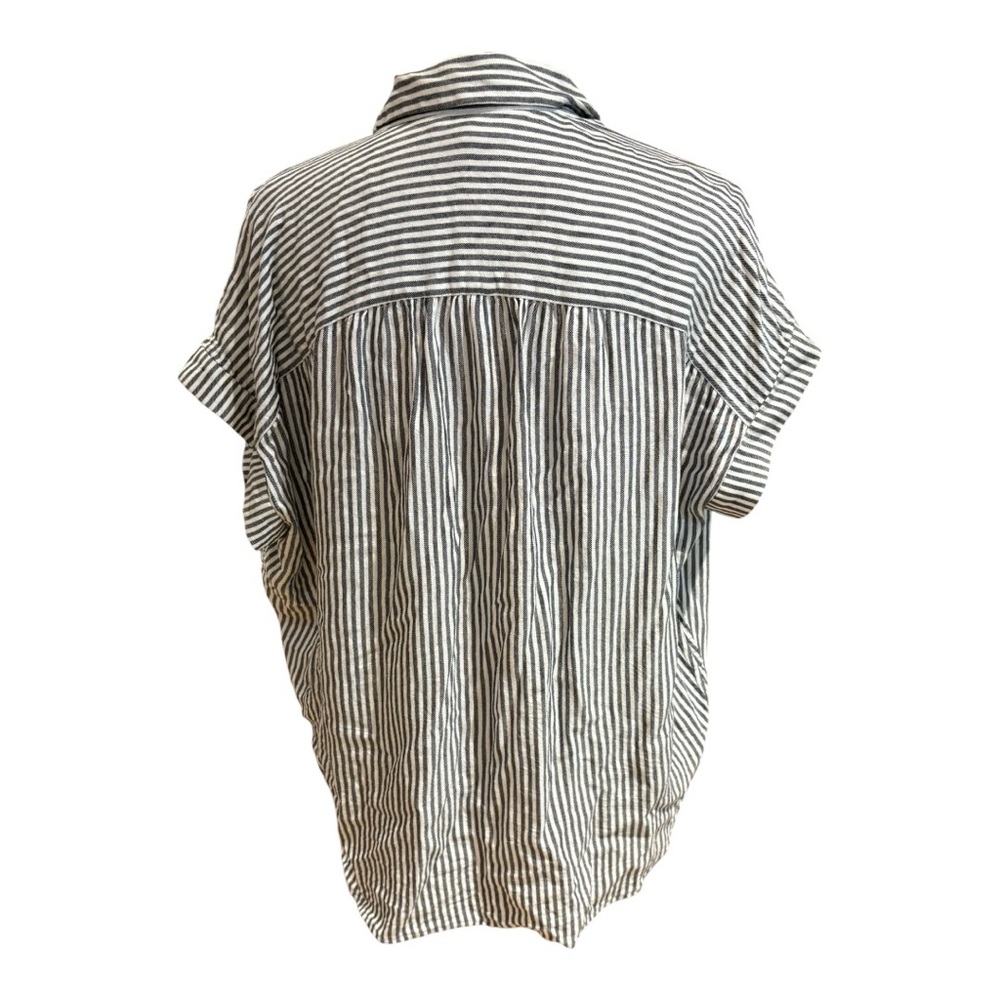Madewell Central Shirt in Dalton Stripe K7655 size S - Picture 4 of 6